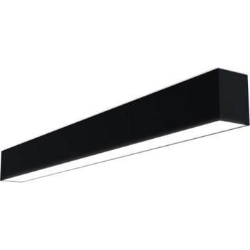 LED2 - LED Plafondlamp LINO LED/24W/230V 3000K/3500K/4000K zwart 90 cm