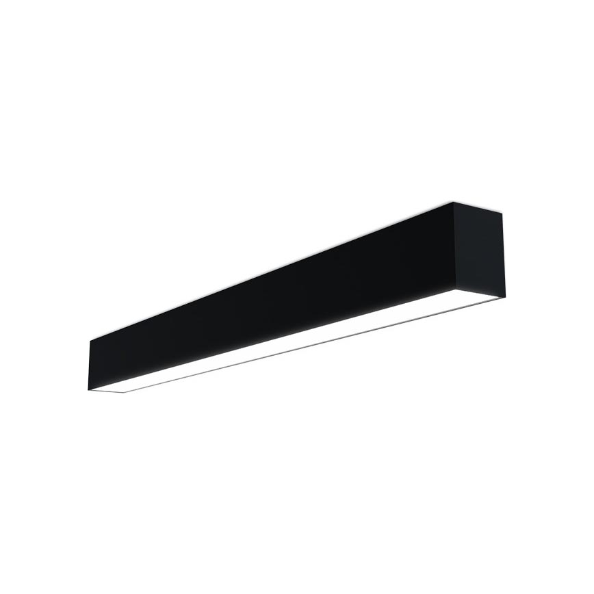 LED2 - Plafonnier LINO LED/24W/230V 3000K/3500K/4000K noir 90 cm