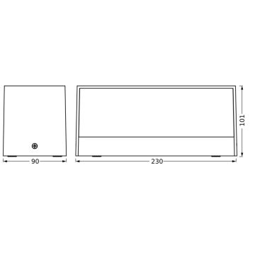 Ledvance - Applique murale extérieure ENDURA STYLE IDRI 2xLED/6,25W/230V IP65