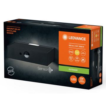 Ledvance - Applique murale solaire LED avec détecteur ENDURA SOLAR LED/3W/4,2V IP65