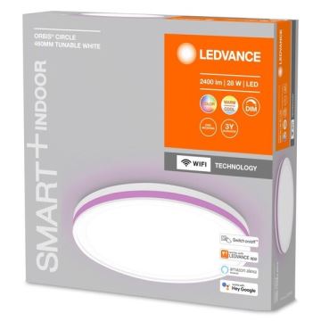 Ledvance - Dimbare LED RGBW Plafond Lamp SMART+ CIRCLE LED/28W/230V 3000-6500K Wi-Fi