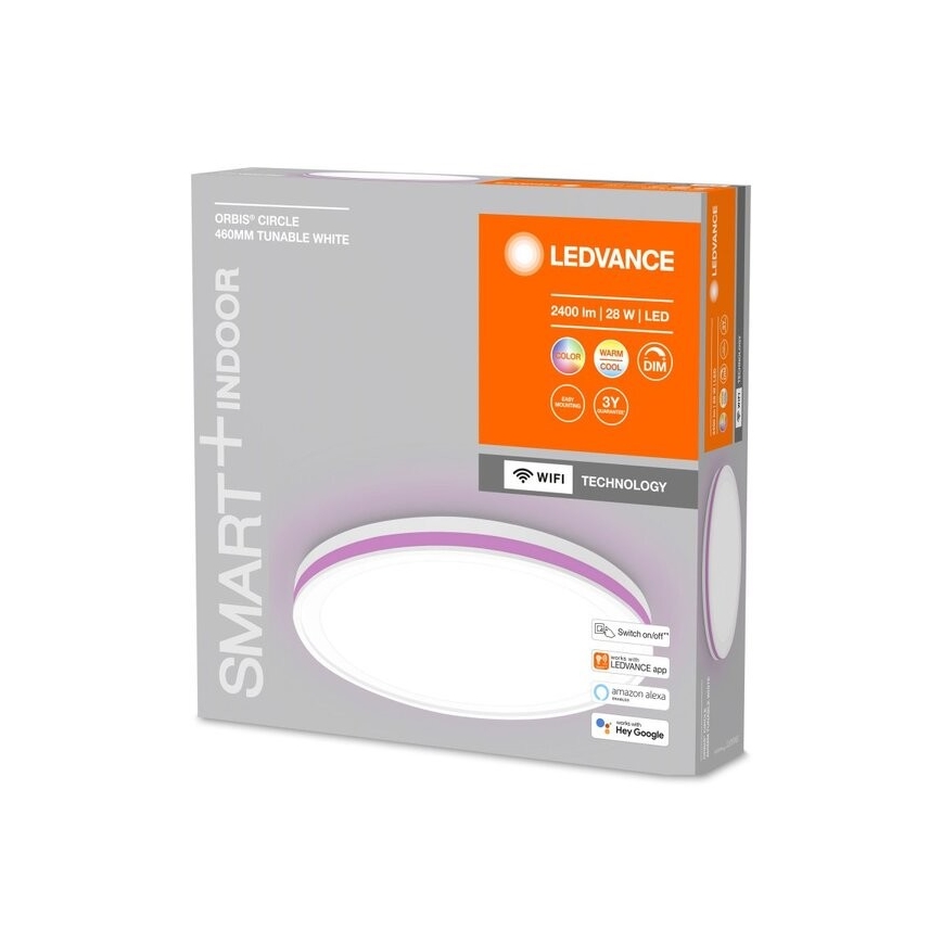 Ledvance - Dimbare LED RGBW Plafond Lamp SMART+ CIRCLE LED/28W/230V 3000-6500K Wi-Fi