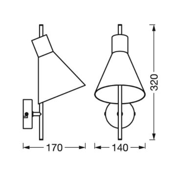 Ledvance - Lampe murale LED DECOR TOKIO LED/5W/230V