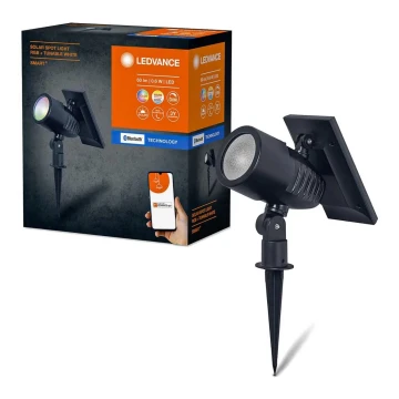 Ledvance - Lampe solaire à intensité variable LED RGBW SMART+ SOLAR LED/0,6W/3,7V 3000-6500K IP44