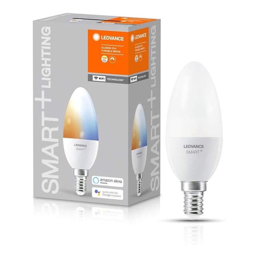 Ledvance - LED Lamp dimbaar SMART + E14 / 5W / 230V 2700K-6500K Wi-Fi