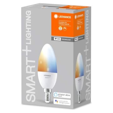 Ledvance - LED Lamp dimbaar SMART + E14 / 5W / 230V 2700K-6500K Wi-Fi