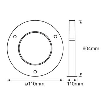 Ledvance - LED Lamp voor Buiten FLARE 1xLED/7W/230V IP44