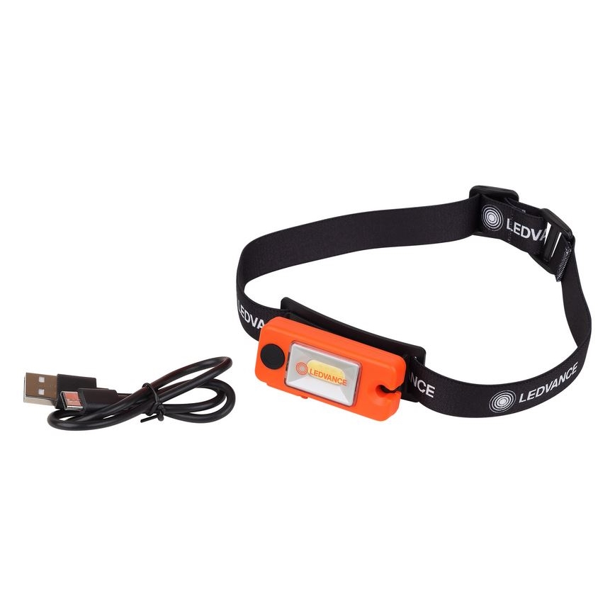 Ledvance - LED Oplaadbare hoofdlamp FLASHLIGHT LED/1,3W/5V 250mAh