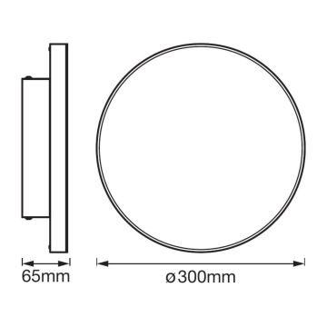 Ledvance - LED Plafond Lamp FRAMELESS LED/19W/230V 3000K