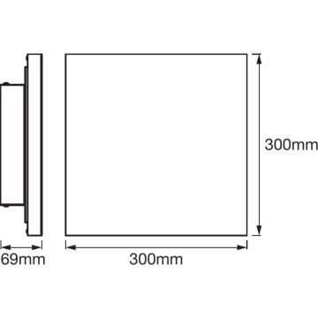 Ledvance - LED Plafondlamp dimbaar SMART+ FRAMELESS LED/20W/230V Wi-Fi