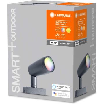 Ledvance - LED RGB Buitenlamp SMART + SPOT LED / 5W / 230V IP65 Wi-Fi