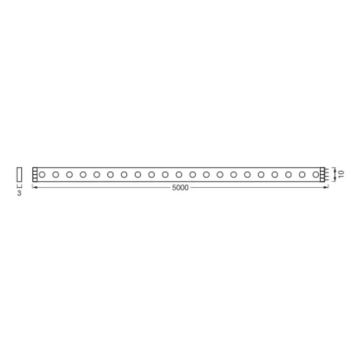 Ledvance - LED RGB Dimbare strip FLEX AUDIO 5m LED/20W/230V + afstandsbediening