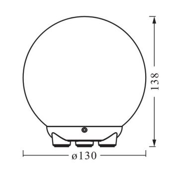 Ledvance - LED RGBW Dimbare oplaadbare tafellamp SMART+ MAGIC LED/2,5W/5V 2200-6500K Wi-Fi