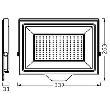 Ledvance - LED Schijnwerper voor buiten FLOODLIGHT ESSENTIAL LED/150W/230V IP65
