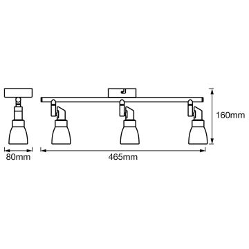 Ledvance - LED Spot SPOT 3xG9/2W/230V