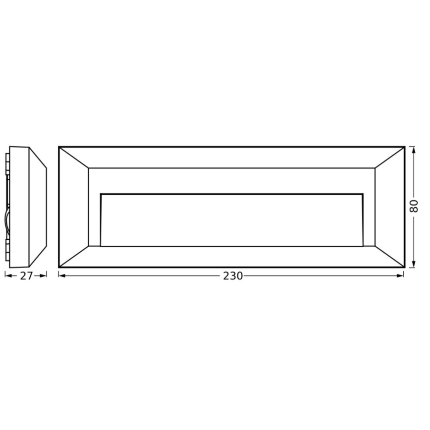 Ledvance - LED Wandlamp voor buiten ENDURA STYLE IVAN LED/1,9W/230V IP65