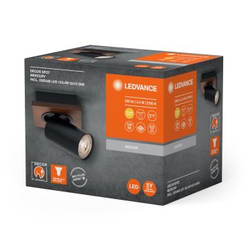 Ledvance - LED Wandspot DECOR MERCURY 1xGU10/3,4W/230V