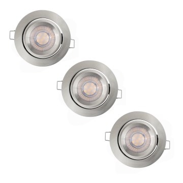 Ledvance - Lot de 3x luminaires encastrés LED à intensité variable SIMPLE LED/4,9W/230V