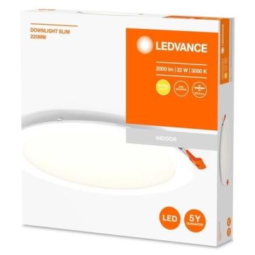 Ledvance - Luminaire encastrable SLIM LED/22W/230V 3000K