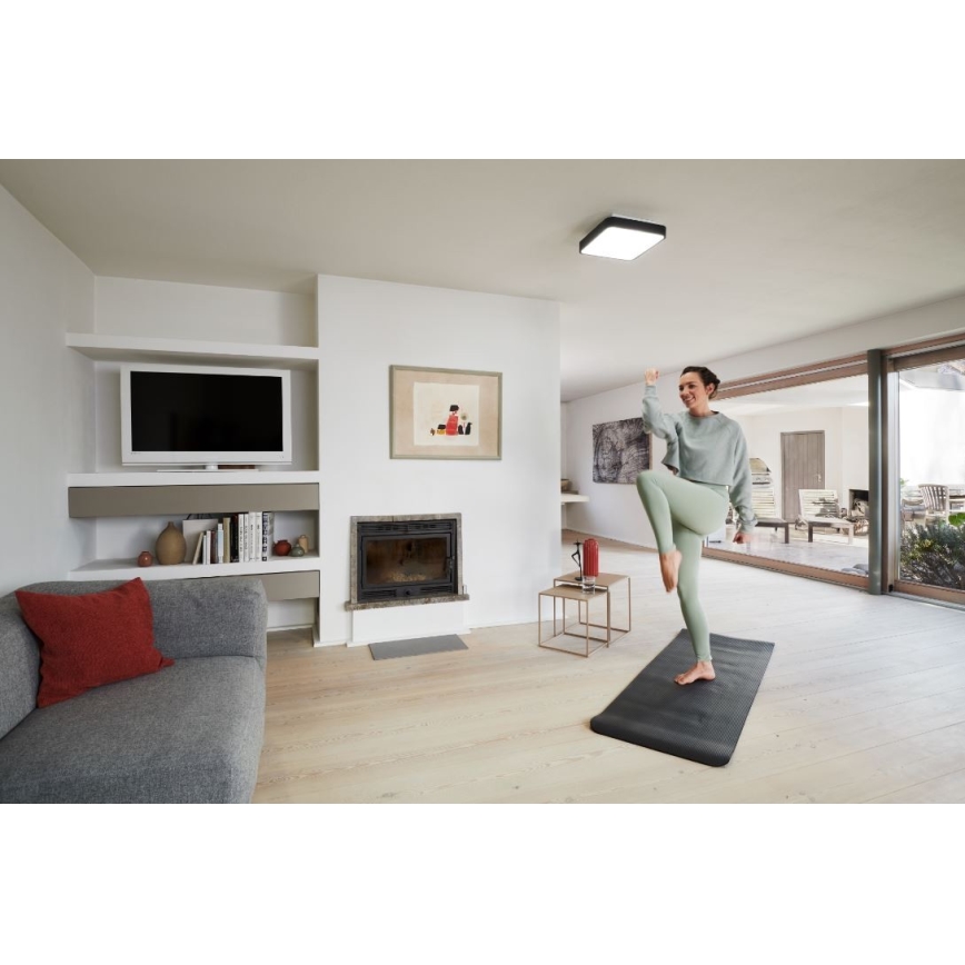 Ledvance -  Plafonnier à intensité variable LED RGBW SMART+ ORBIS LED/28W/230V 3000-6500K Wi-Fi noir