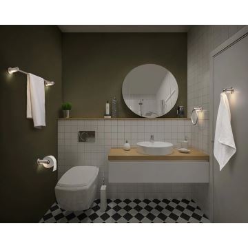 Ledvance - Porte-papier toilette avec rétro-éclairage LED IP44