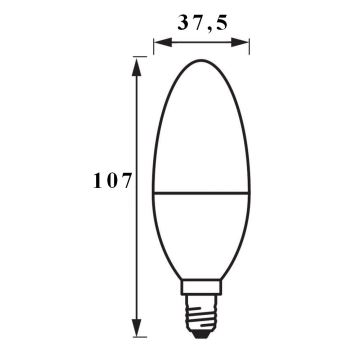 Ledvance - SET 3x LED Lamp dimbaar SMART + E14 / 5W / 230V 2700K Wi-Fi