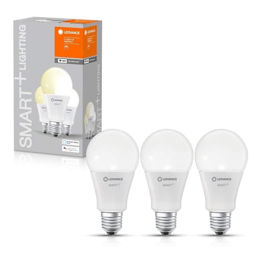 Installeren medley avontuur Ledvance - SET 3x LED Lamp dimbaar SMART + E27 / 14W / 230V 2.700K Wi-Fi |  Lumimania