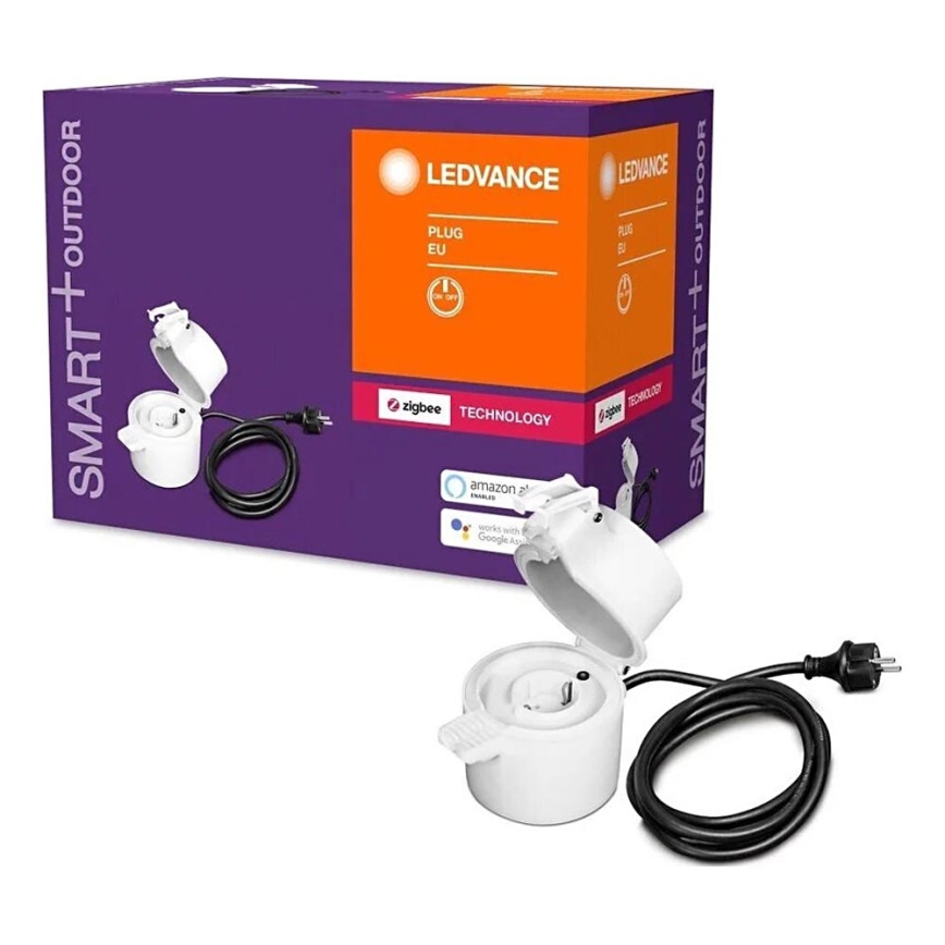 Ledvance - Smart buitenshuis stopcontact SMART+ 3680W/230V/Type F/SCHUKO 16A IP44