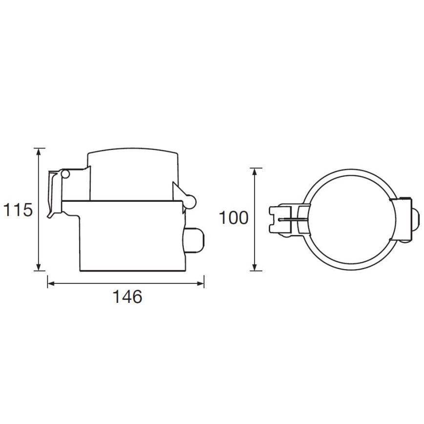 Ledvance - Smart buitenshuis stopcontact SMART+ 3680W/230V/Type F/SCHUKO 16A IP44