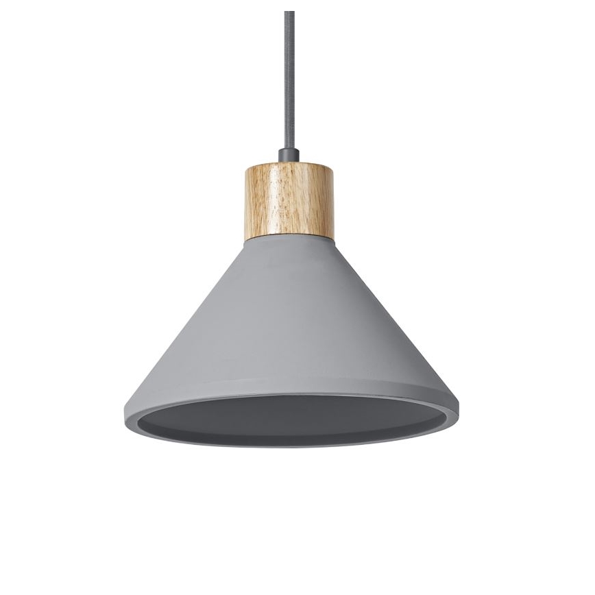 Ledvance - Suspension filaire DECOR CONCRETE 1xE27/15W/230V d. 22 cm béton gris