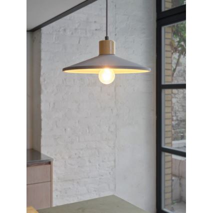 Ledvance - Suspension filaire DECOR CONCRETE 1xE27/15W/230V d. 32 cm béton gris