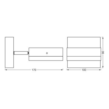 Ledvance - Wandlamp voor buiten ENDURA CLASSIC 1xGX53/12W/230V IP44