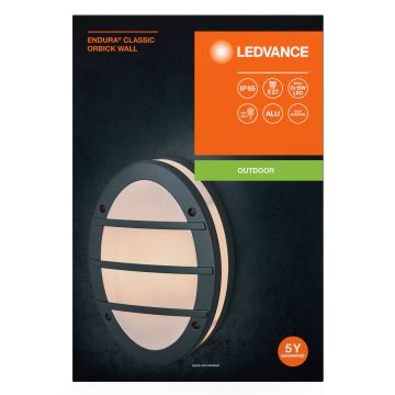 Ledvance - Wandlamp voor buiten ORBICK 2xE27/18W/230V IP65