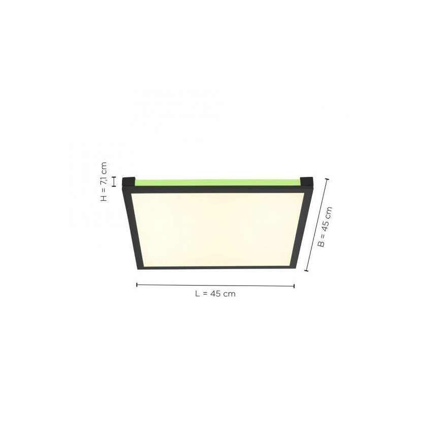 Leuchten Direkt 11621-18 - Luminaire à intensité variable LED RGB MARIO LED/24W/230V 2700-5000K + Télécommande