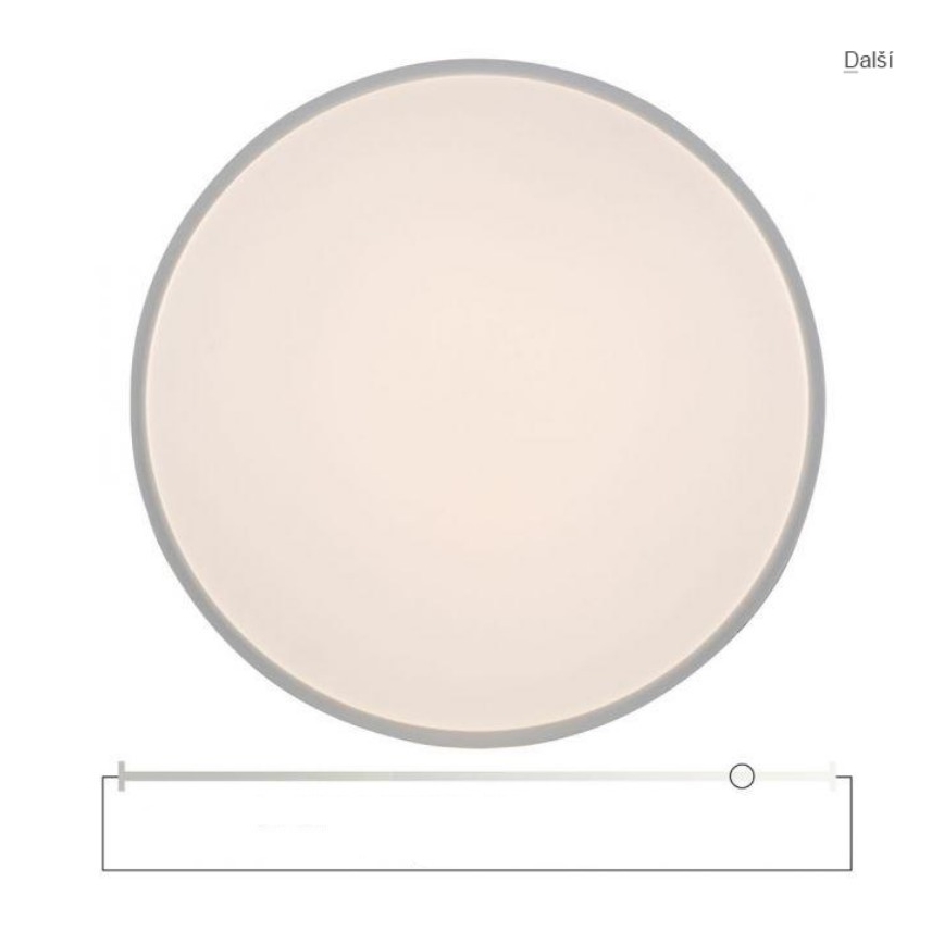 Leuchten Direkt 14208-16 - Plafonnier à intensité variable COLIN LED/18W/230V