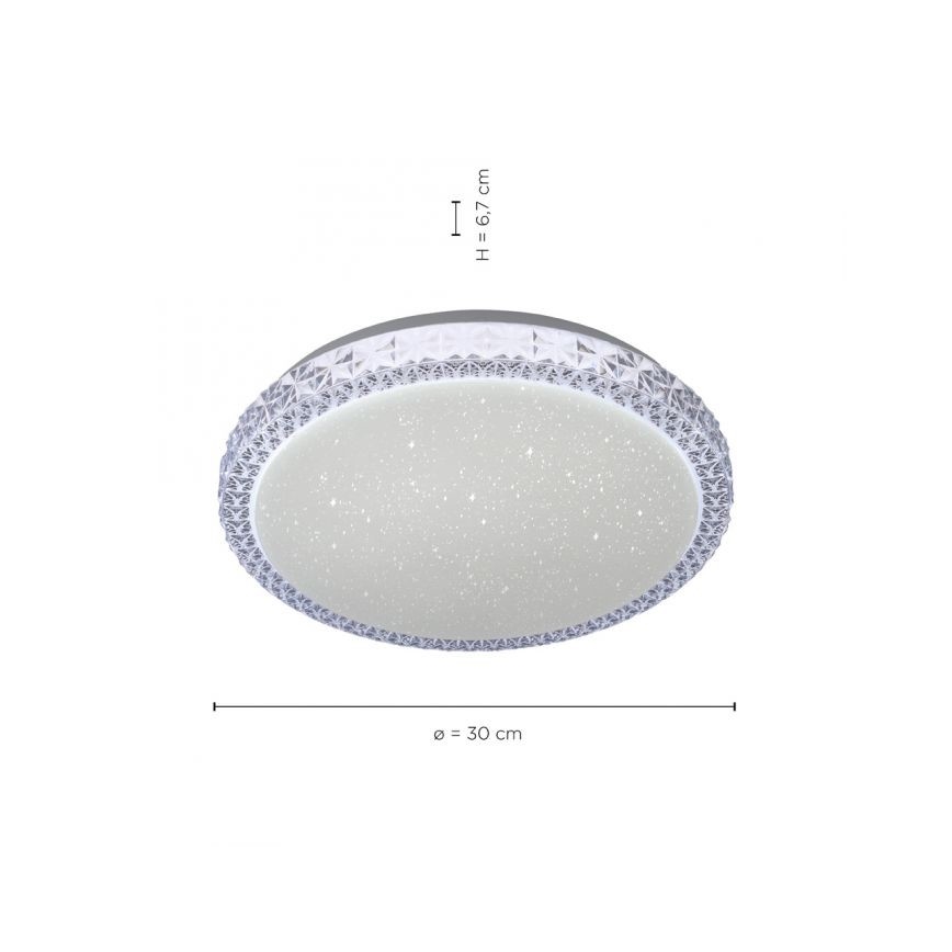 Leuchten Direkt 14370-00 - Plafonnier à intensité variable FRIDA LED/12W/230V