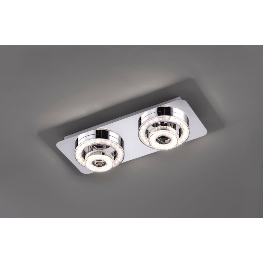 Leuchten Direkt 14521-17 - Plafonnier TIM 2xLED/2,8W/230V + 2xLED/3,1W