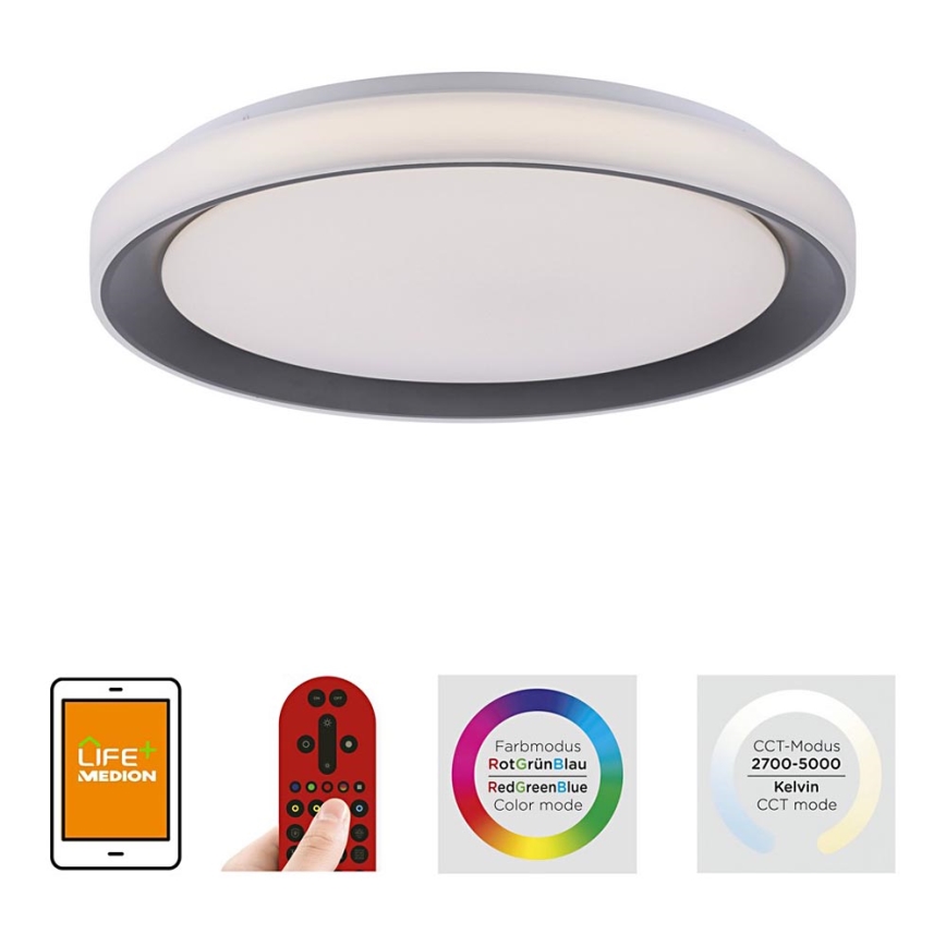 Leuchten Direkt 14659-18 - LED RGB Dimlicht + afstandsbediening LOLA LED/24W/230V Tuya + AB