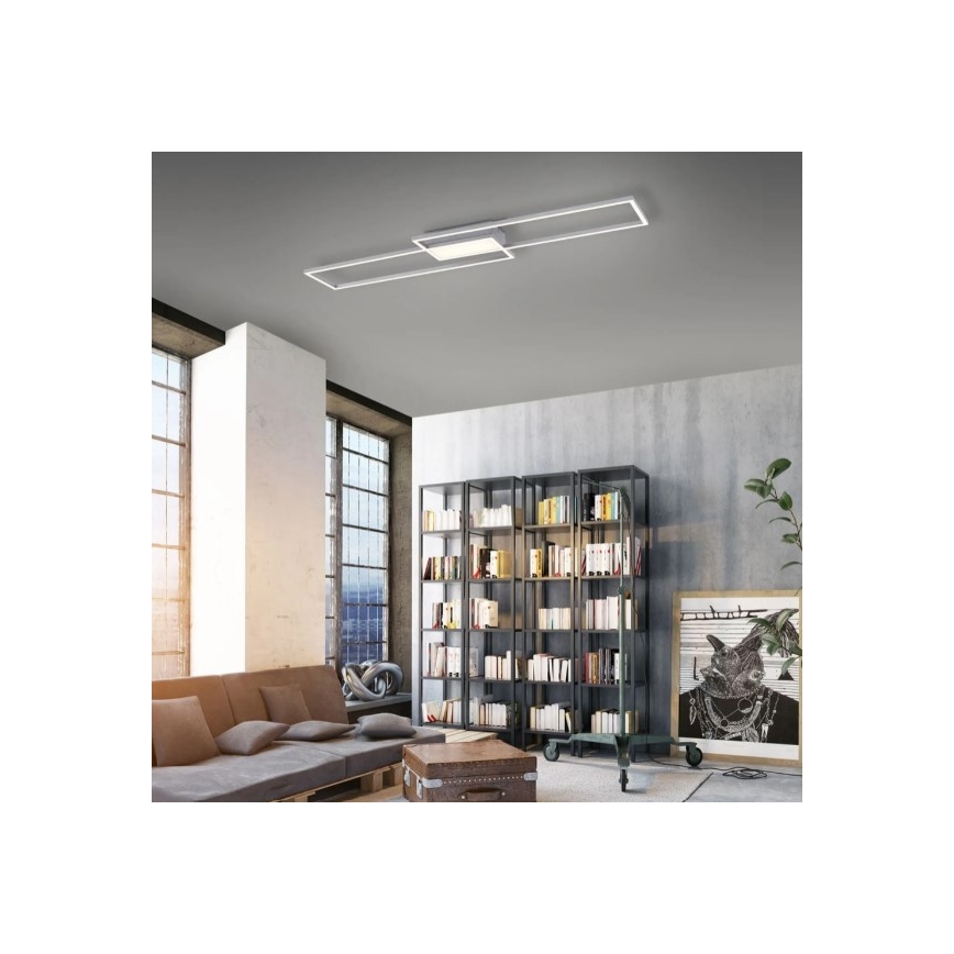 Leuchten Direkt 14711-55 - Plafonnier LED à intensité variable ASMIN LED/42W/230V 3000-5000K + télécommande