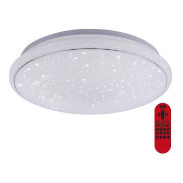 Leuchten Direkt 14743-16 - Dimbare LED RGB Plafond Lamp JUPI LED/28W/230V Tuya 2700-5000K + afstandsbediening