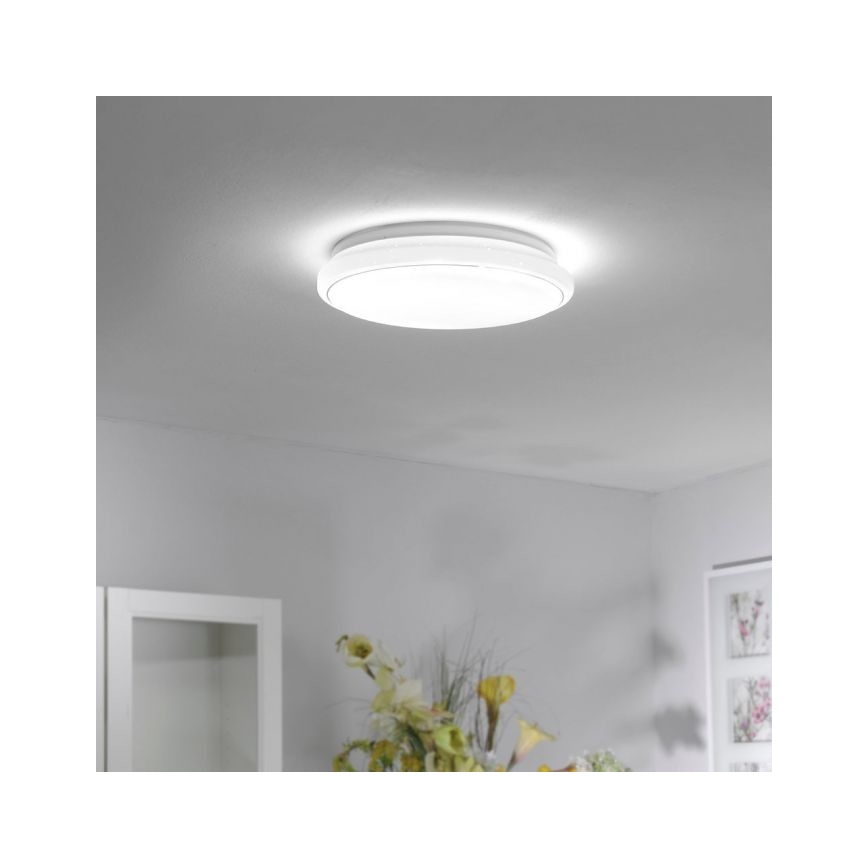 Leuchten Direkt 14744-16 - Plafonnier à intensité variable LED RGB JUPI LOLASMART LED/32W/230V + Télécommande