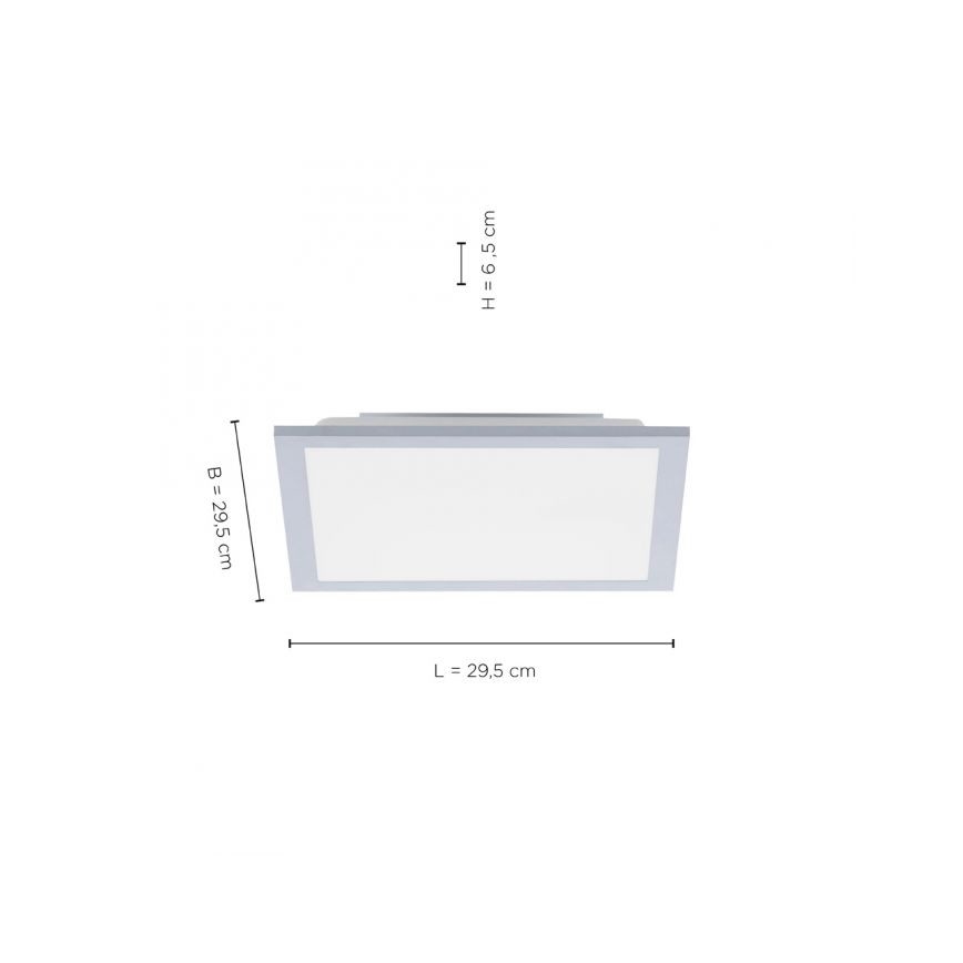 Leuchten Direkt 14750-21 - Plafonnier FLAT LED/12W/230V