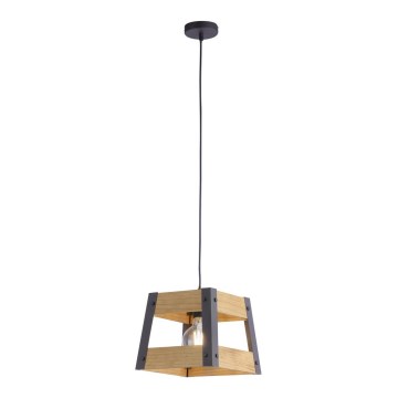 Leuchten Direkt 15720-79 - Hanglamp aan koord CRATE 1xE27/60W/230V