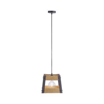 Leuchten Direkt 15720-79 - Hanglamp aan koord CRATE 1xE27/60W/230V