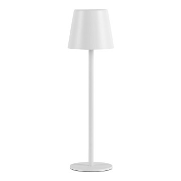 Leuchten Direkt 19250-16 - Lampe de table rechargeable extérieure à intensité variable EURIA LED/3W/5V IP54 blanc