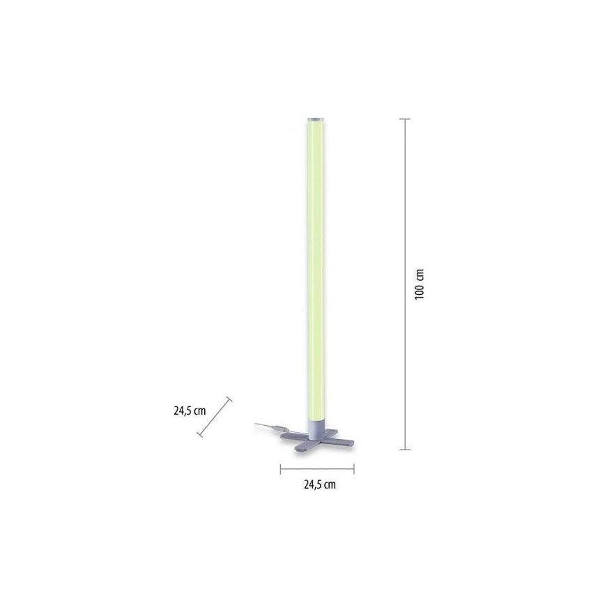 Leuchten Direkt 19902-21 - LED RGB dimbare lamp RINGO LED/10W/230V+AB