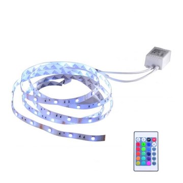 Leuchten Direkt 81209-70 - Dimbare LED RGB Strip TEANIA 3m 16,2W/12/230V + afstandsbediening