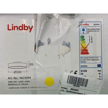 Lindby - Plafonnier SAIRA LED/30W/230V