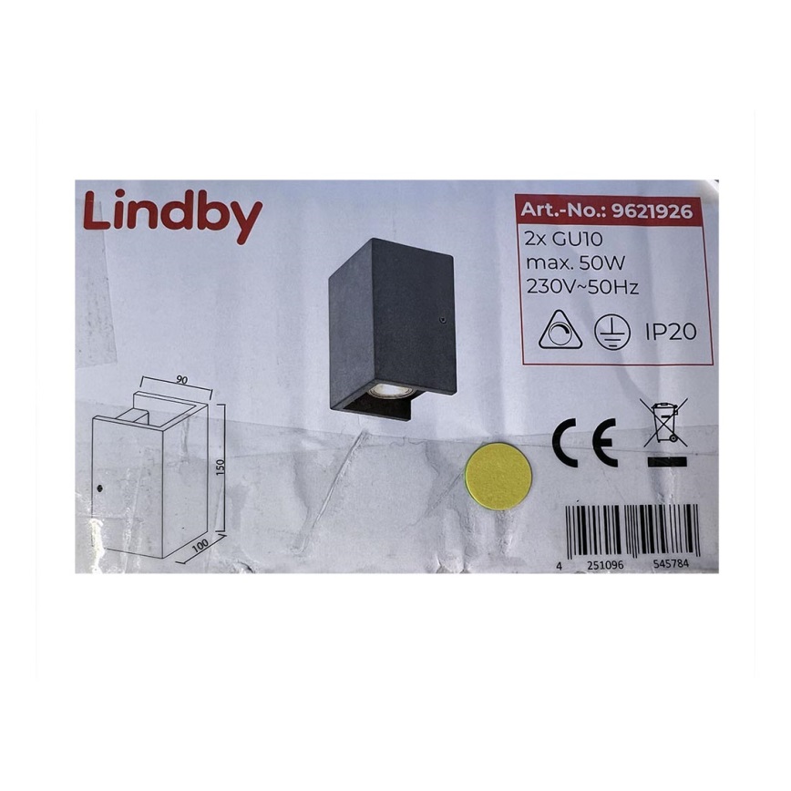 Lindby - Wandlamp GERDA 2xGU10/50W/230V