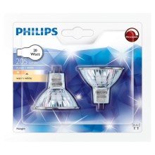 LOT x2 Ampoule industrielle Philips HALOGEN GU4/20W/12V 3000K